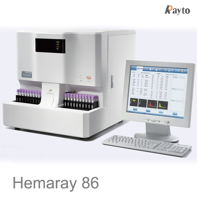 analizador automatizado Hemaray 86 de la hematología